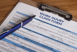 Blank Work Injury Claim Form